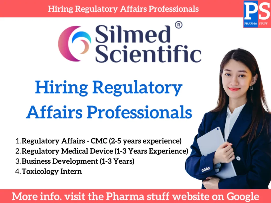 Silmed Scientific jobs Regulatory Affairs Professionals Silmed Scientific jobs Regulatory Affairs Professionals