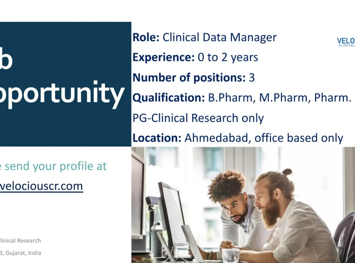 Freshers Wanted for Clinical Data Manager Roles