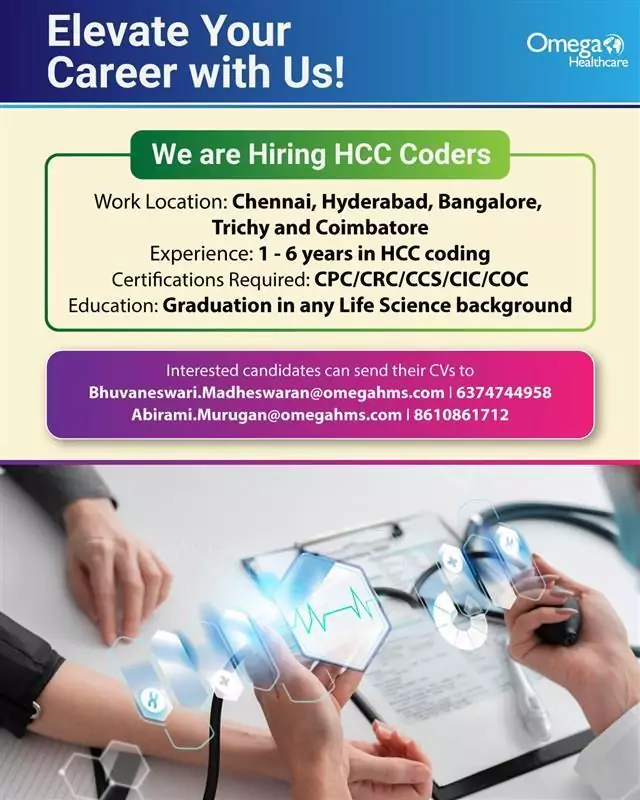 Omega Healthcare Hiring HCC Coders – Apply Now!