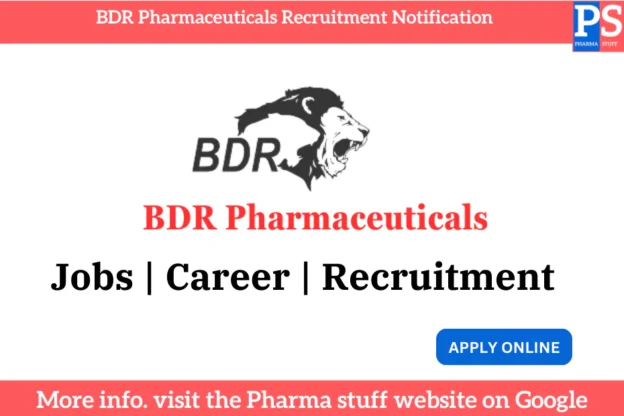 BDR Pharma Walk In Drive Analytcal Development Laboratories