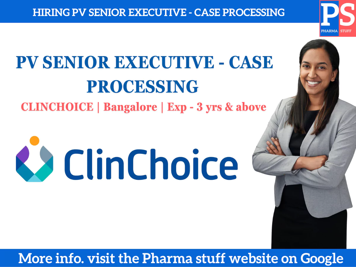 Clinchoice hiring Pv  Senior Executive - Case Processing