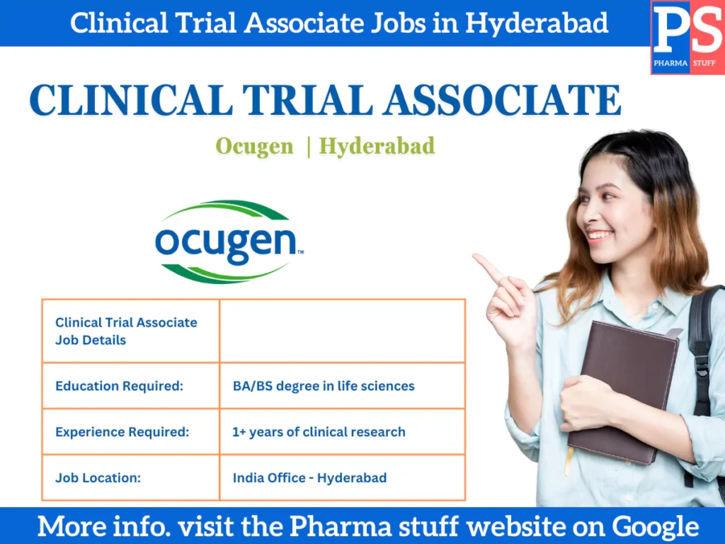 Clinical Trial Associate Jobs in Hyderabad