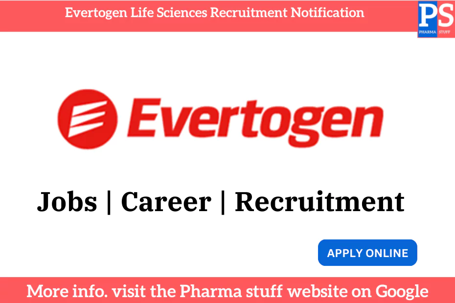 Evertogen Life Sciences Recruitment Notification