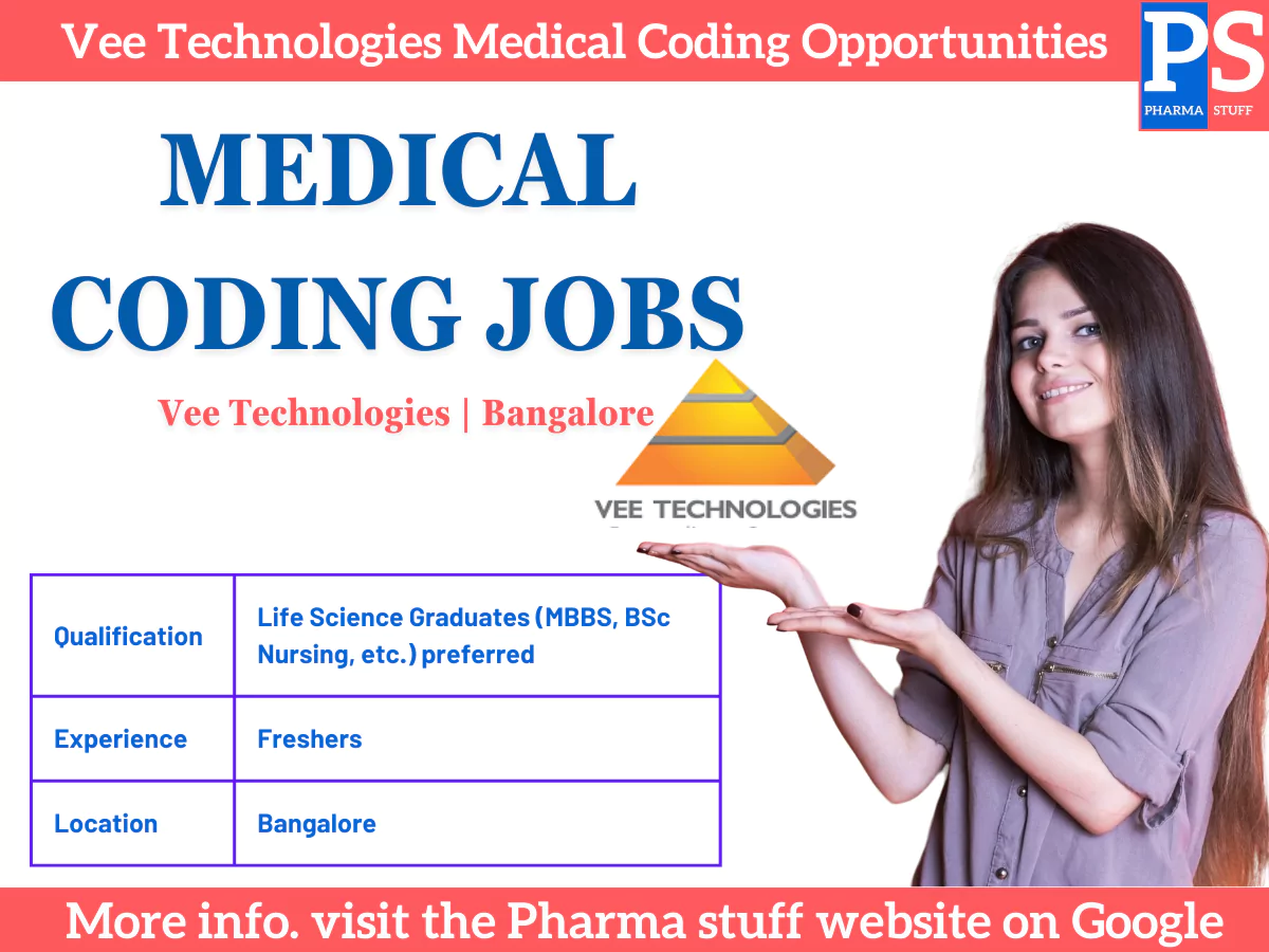 Medical Coding Jobs at Vee Technologies Bangalore