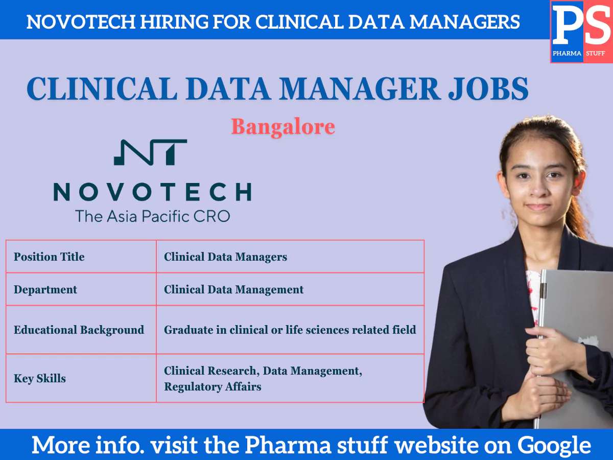 Novotech Hiring for Clinical Data Managers 2 Novotech Hiring for Clinical Data Managers