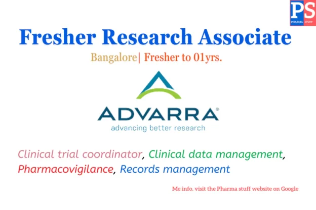 research associate job vacancies in bangalore for freshers