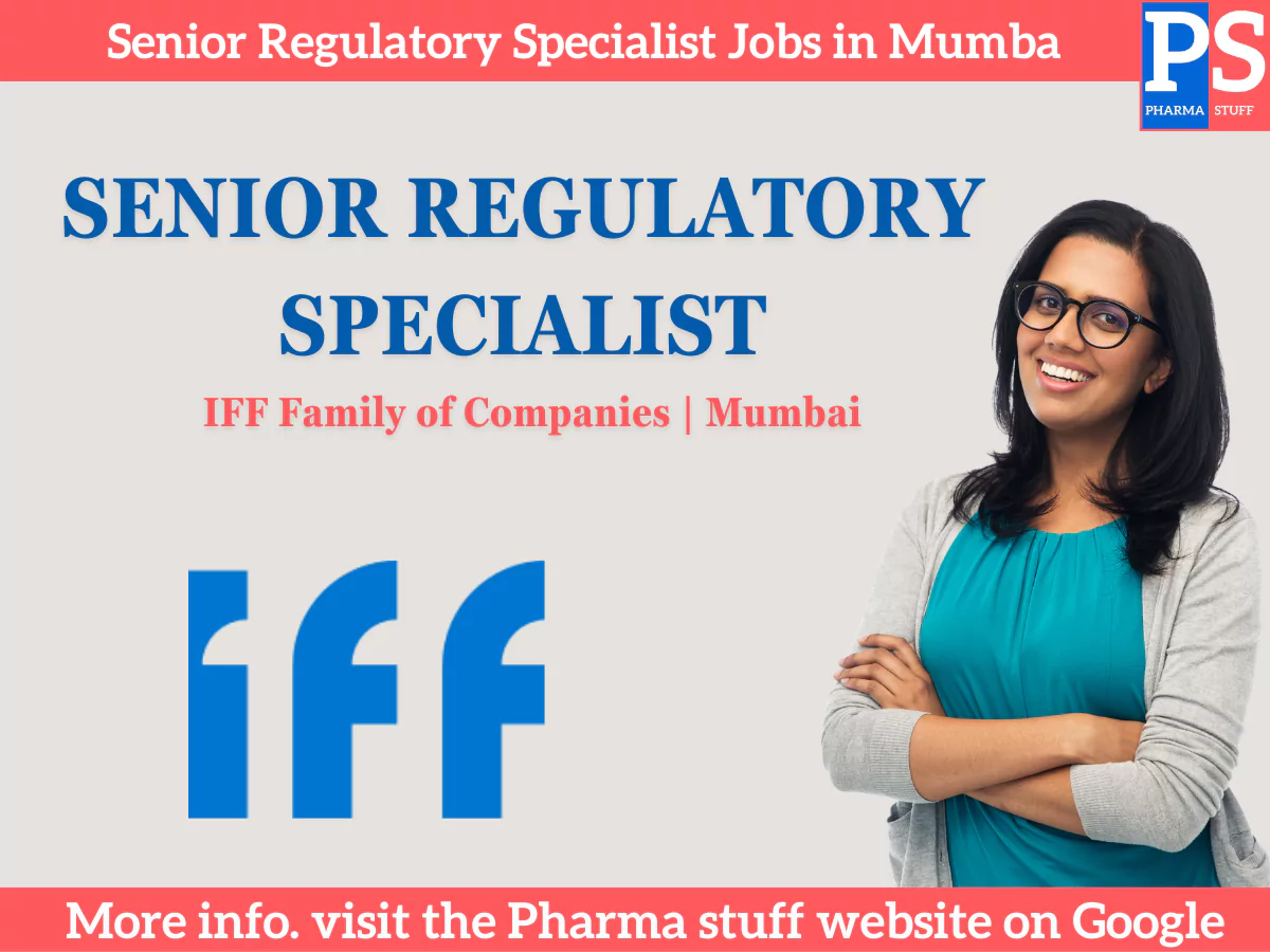 Senior Regulatory Specialist Jobs in Mumbai