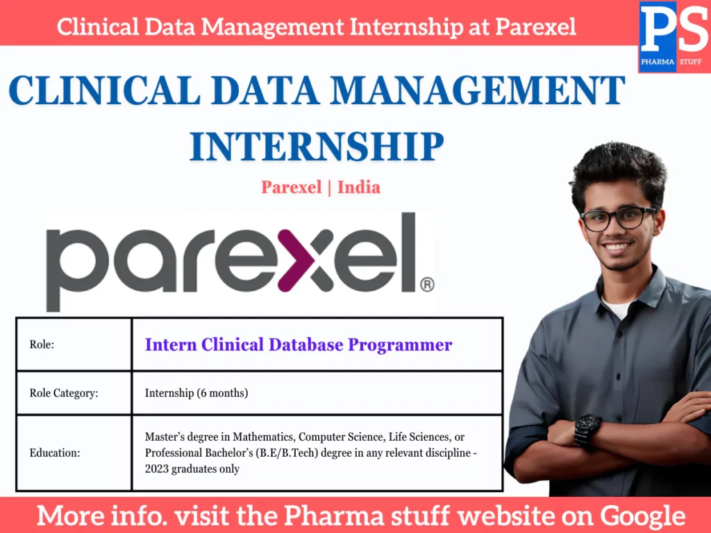 Clinical Data Management Internship at Parexel