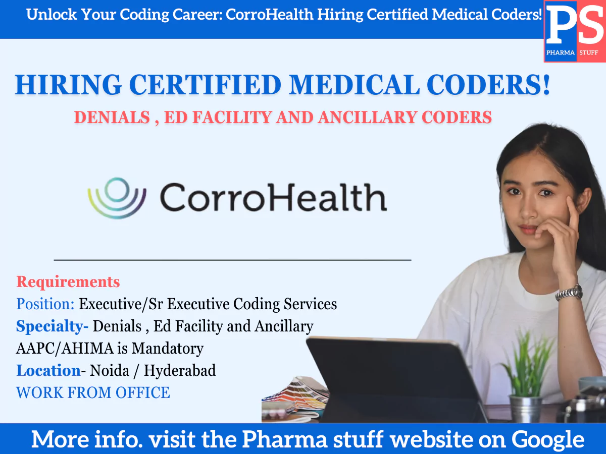 unlock your coding career corrohealth hiring certified medical coders