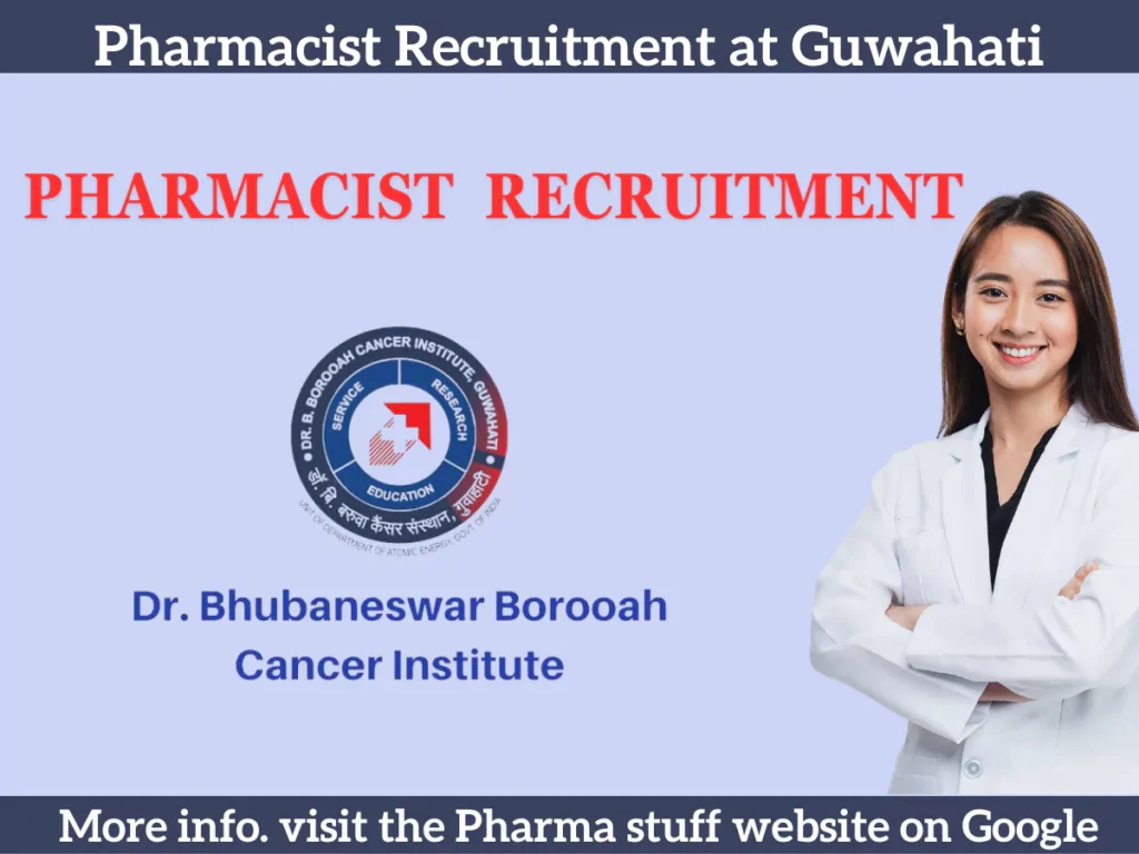 2 Pharmacist Vacancies with Govt Prism Facilities, Guwahati