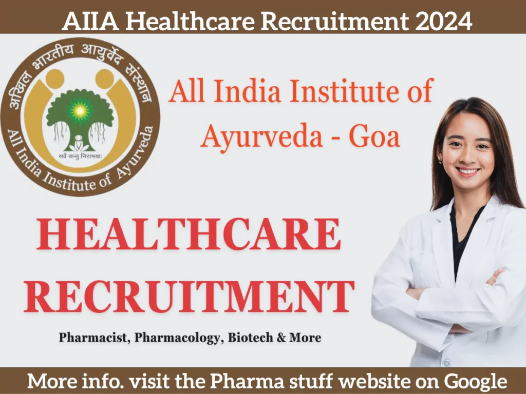 All India Institute of Ayurveda Healthcare Recruitment 2024