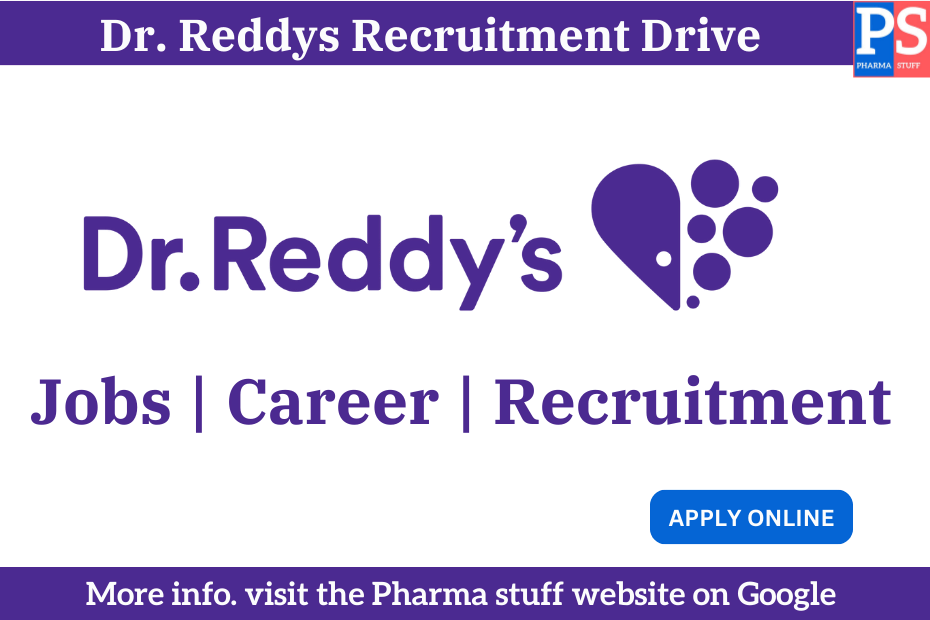 Dr. Reddys Recruitment Drive