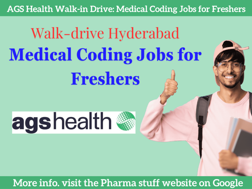 AGS Health Walk-in Drive: Medical Coding Jobs for Freshers