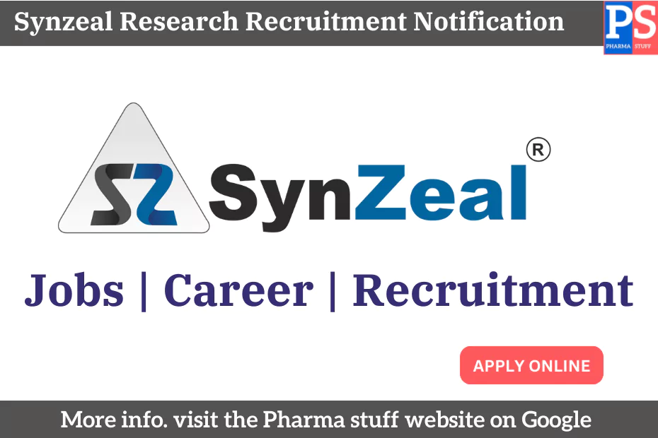 Synzeal Research Recruitment Notification
