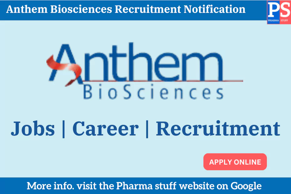 Anthem Biosciences Recruitment Notification