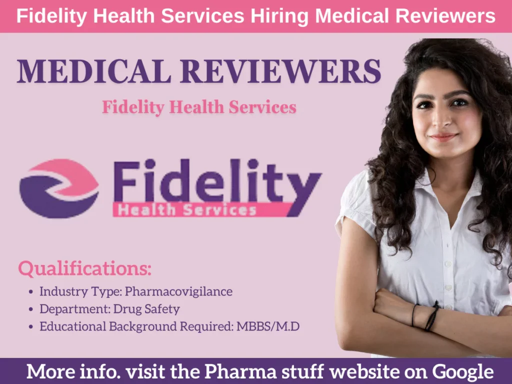 Fidelity Health Services Hiring Medical Reviewers