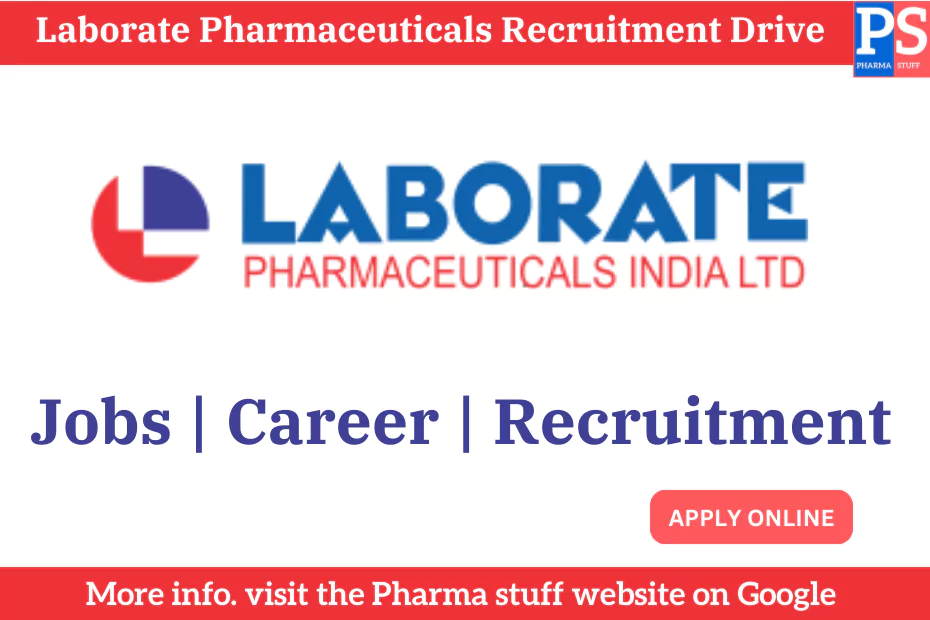 Laborate Pharmaceuticals Recruitment Drive