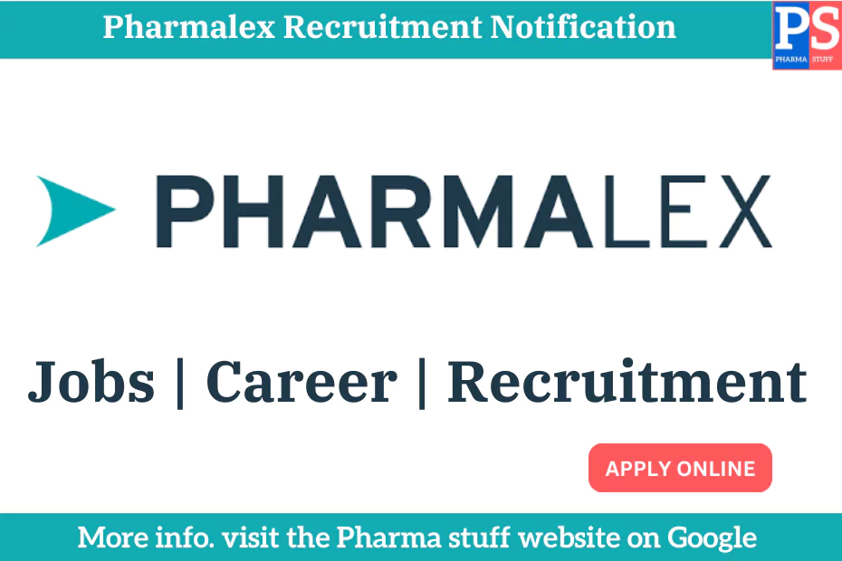 Pharmalex Recruitment Notification