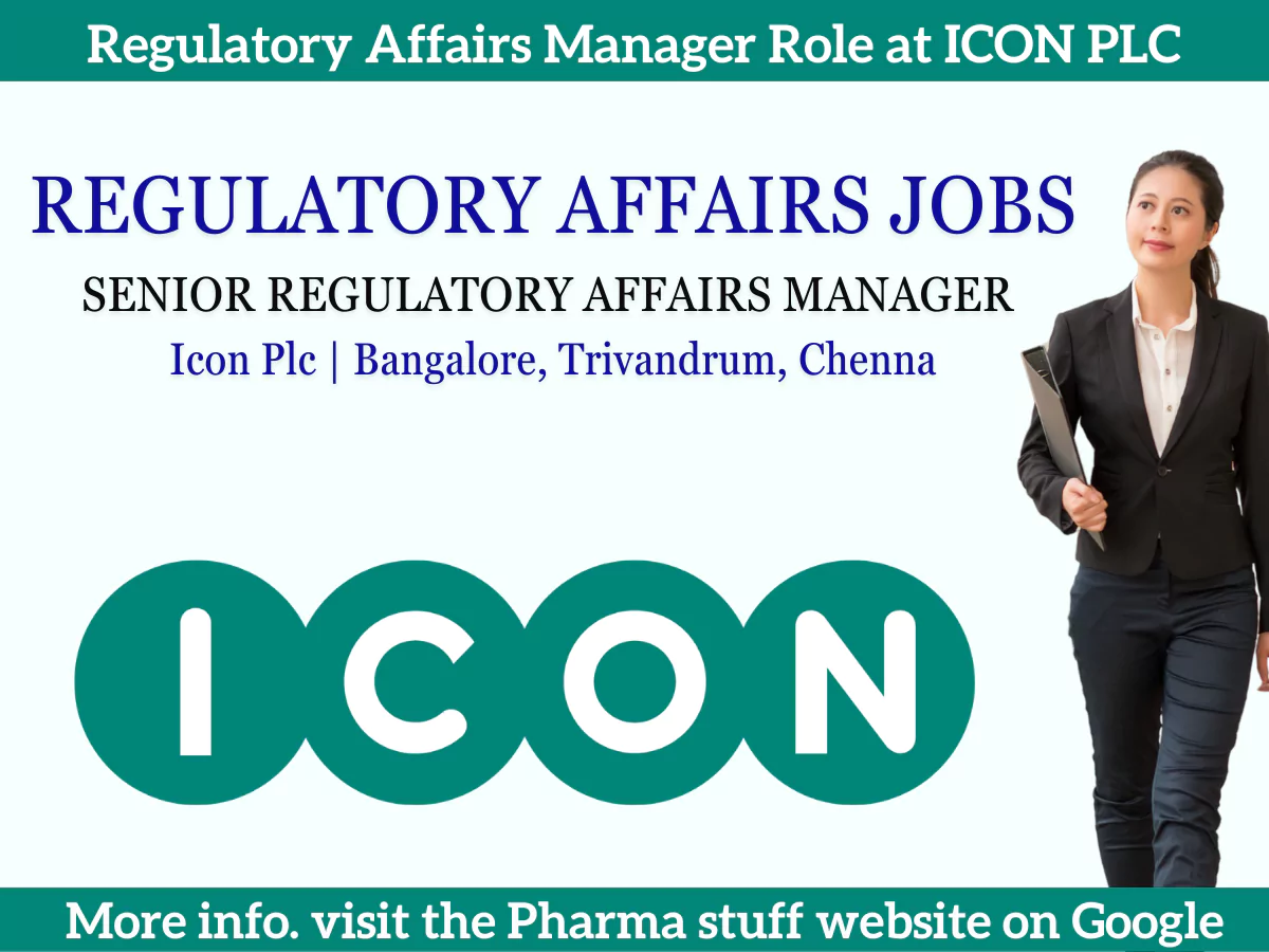 Regulatory Affairs Manager Role at ICON PLC