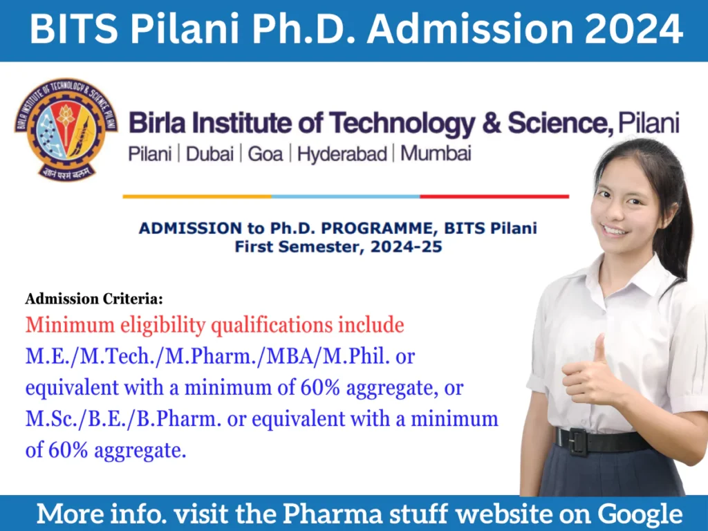 BITS Pilani Ph.D. Admission 2024: Eligibility, Application Process, Dates & More 1 BITS Pilani Ph.D. Admission 2024: Eligibility, Application Process, Dates & More