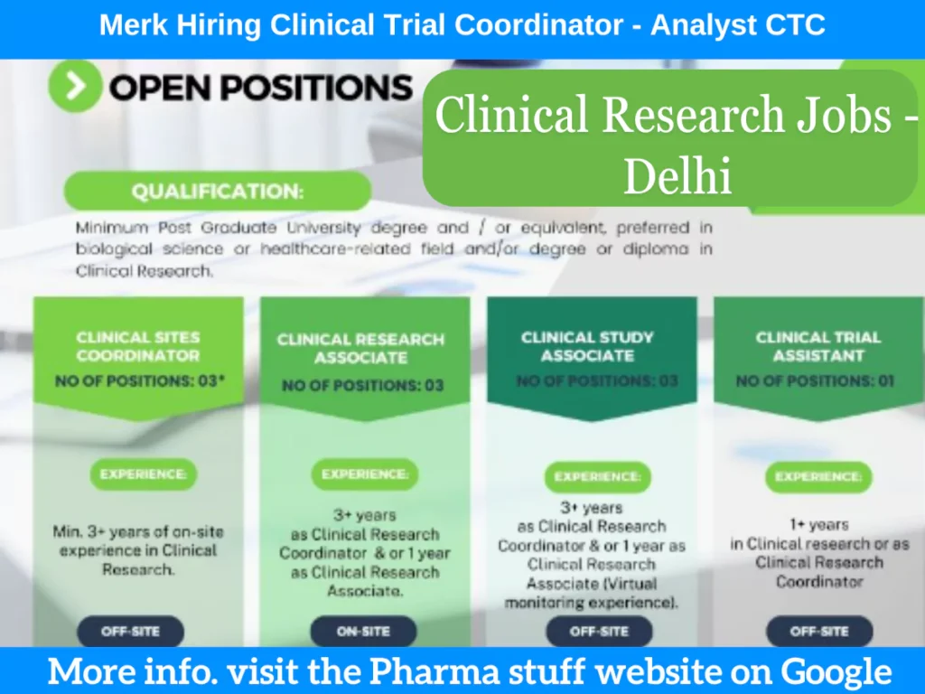 Insignia Clinical Services Delhi Clinical research Openings