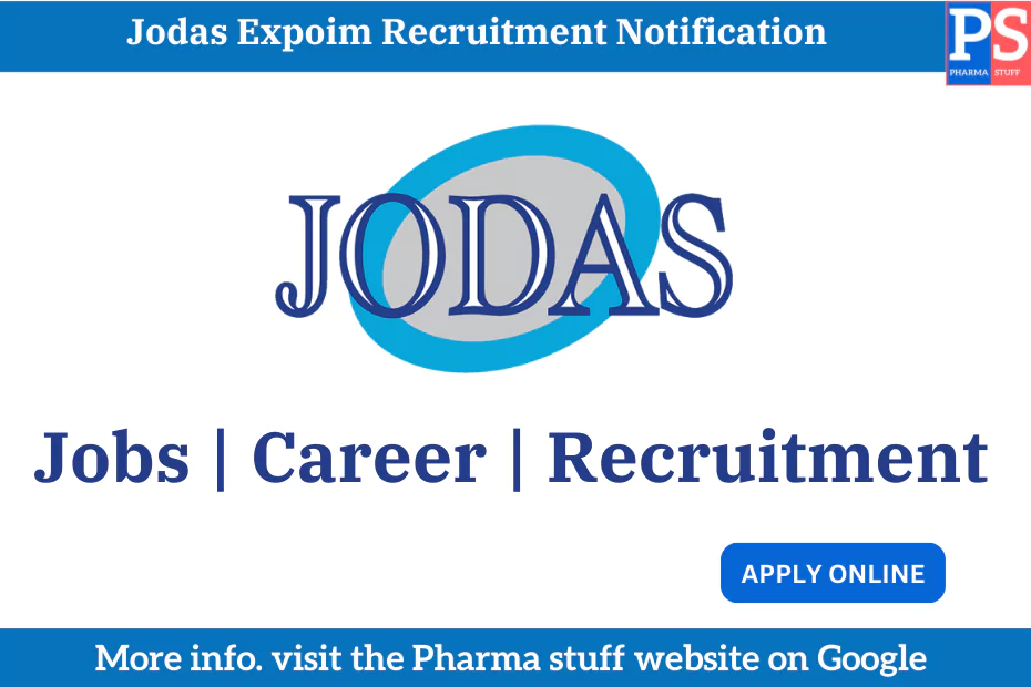 Jodas Expoim Recruitment Notification