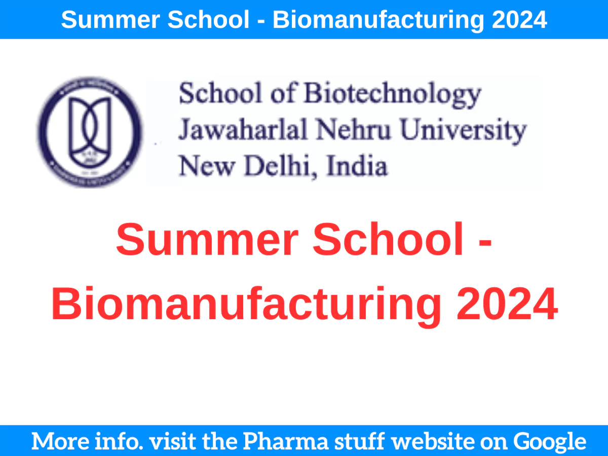 Summer School - Biomanufacturing 2024: Learn Biotechnology at SBT