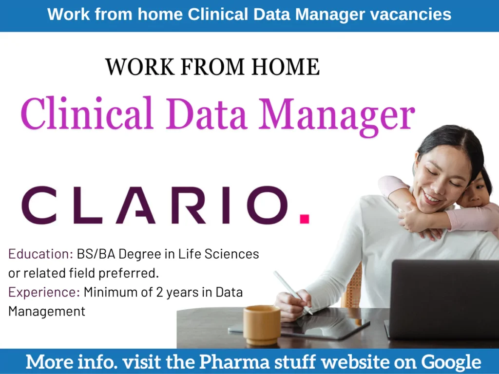 Work from home Clinical Data Manager vacancies