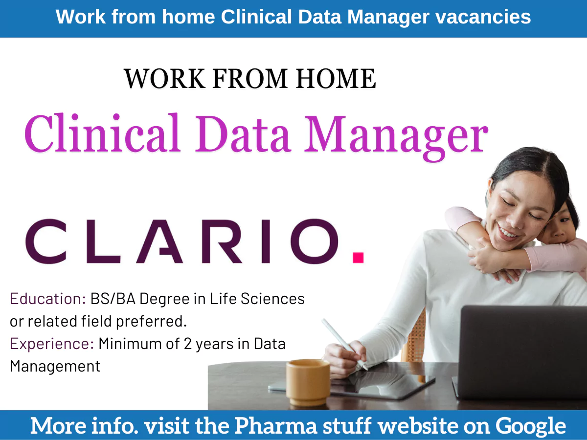 Work from home Clinical Data Manager vacancies 