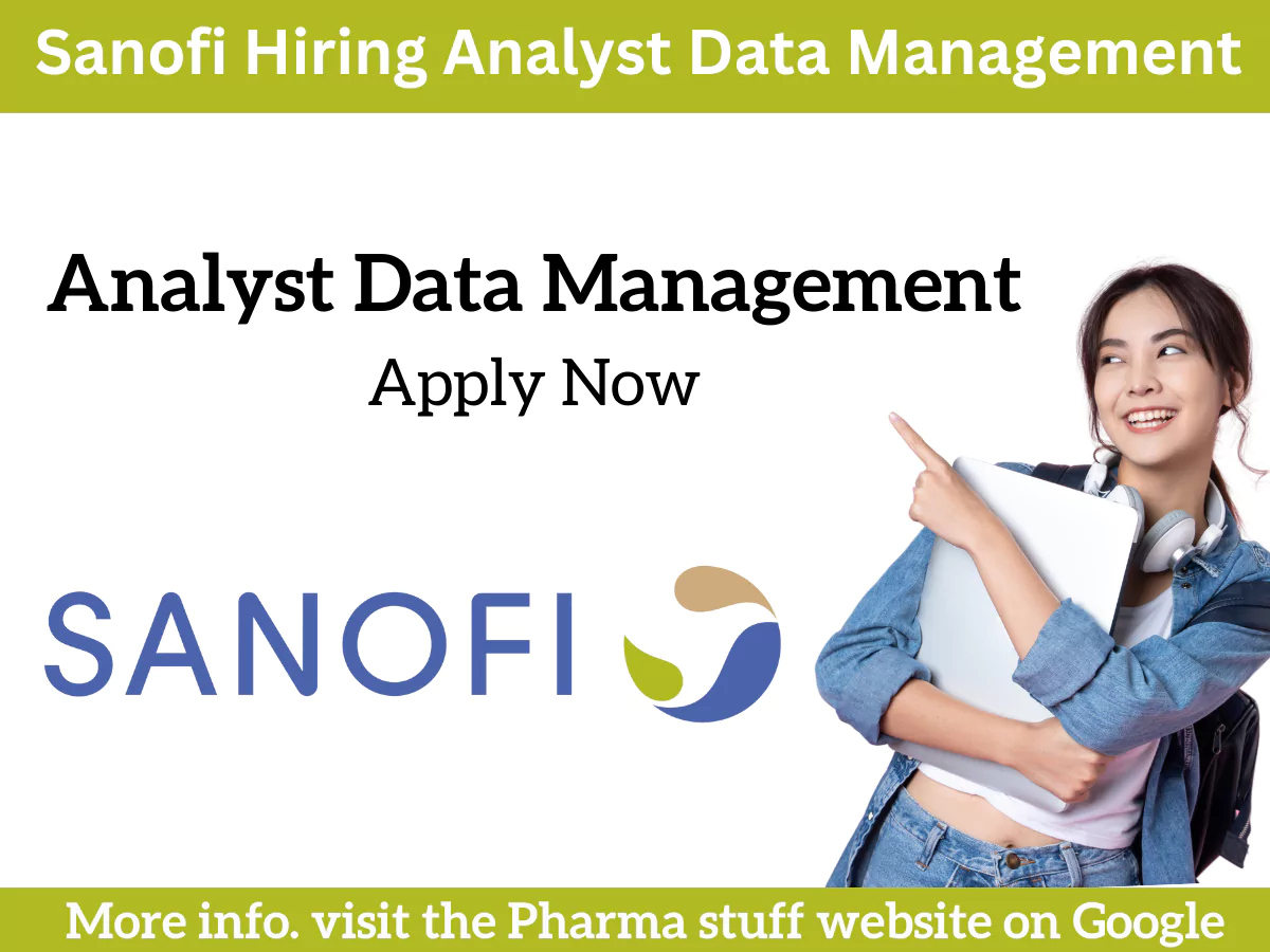 Analyst Data Management Job at Sanofi | Apply Now