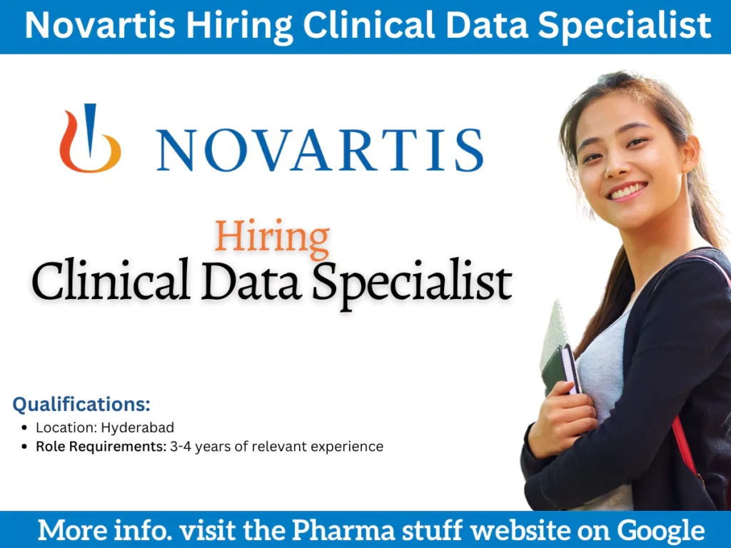 Novartis Hiring Clinical Data Specialist