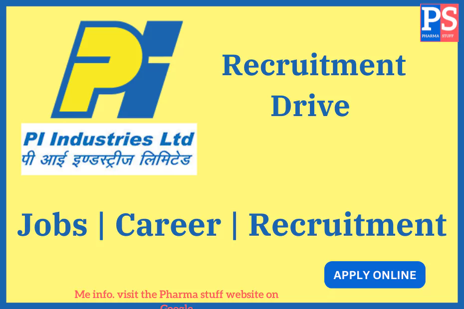 PI Industries Recruitment - Job vacancies