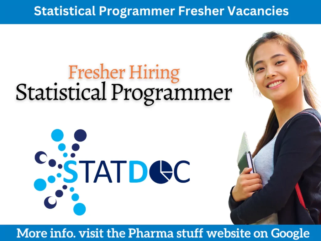 Statistical Programmer Fresher Vacancies at STATDOC