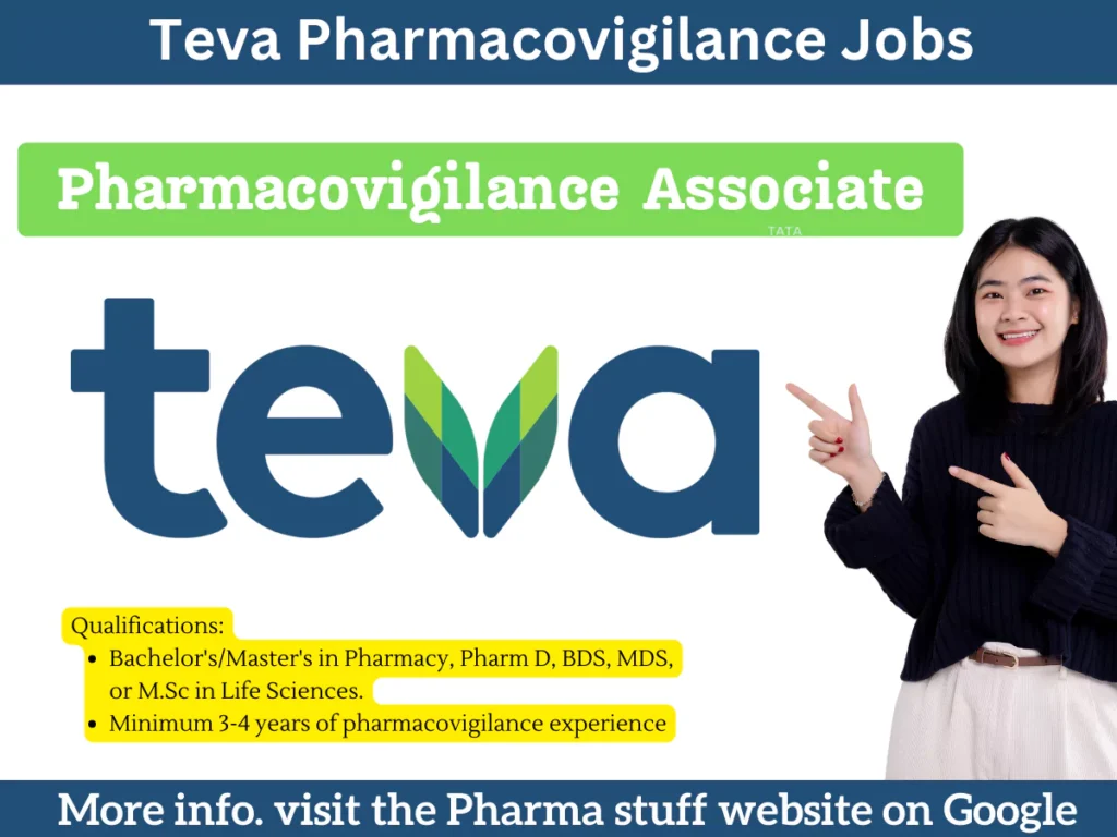 career opportunities at Teva Pharmaceuticals for Pharmacovigilance Associate II roles in Bangalore, India