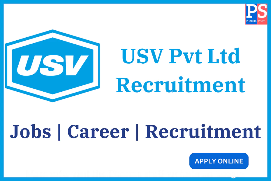 USV Pvt Ltd jobs - recruitment
