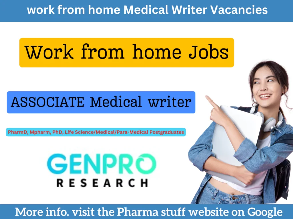 work from home Fresher Medical Writer Vacancies