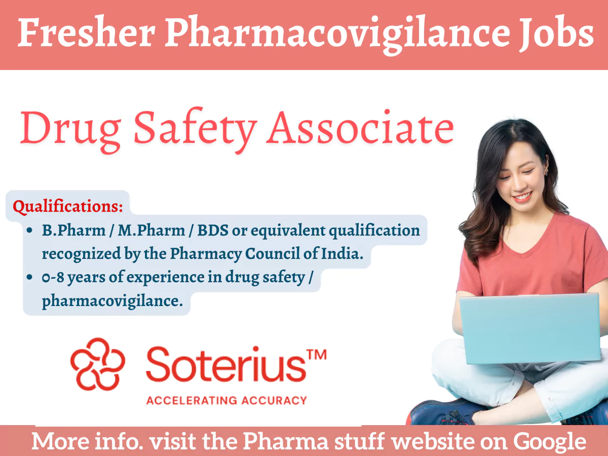 Fresher Pharmacovigilance Vacancies in Delhi: Drug Safety Associate