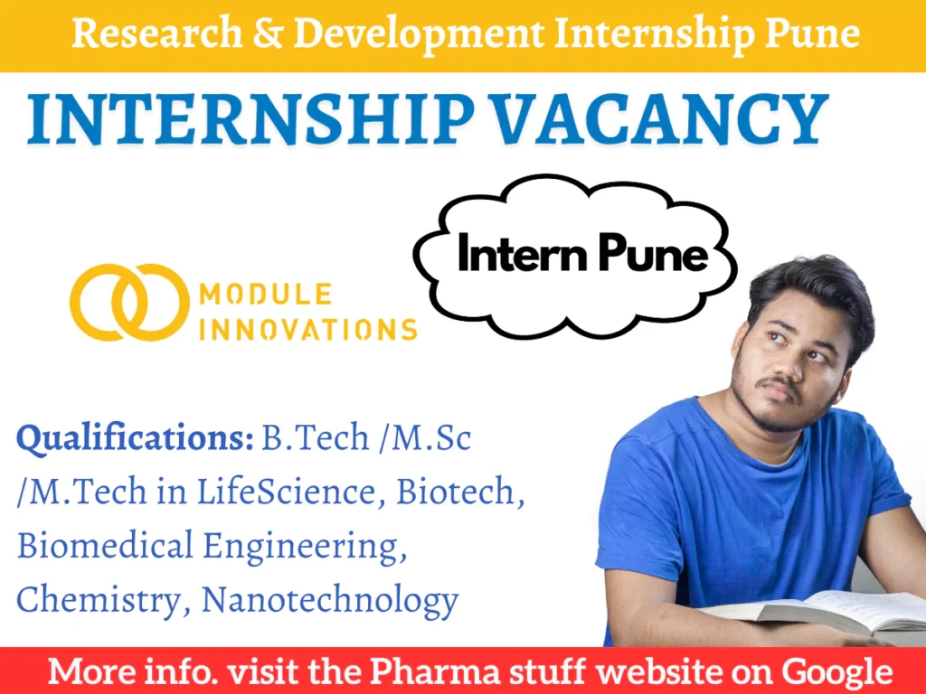 Internship Opportunity: Intern Research & Development for B.Tech/M.Sc/M.Tech in LifeScience, Biotech, Biomedical Engg, Chemistry, Nanotechnology