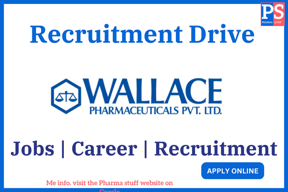 wallacepharmaceuticals Recruitment - Job vacancies