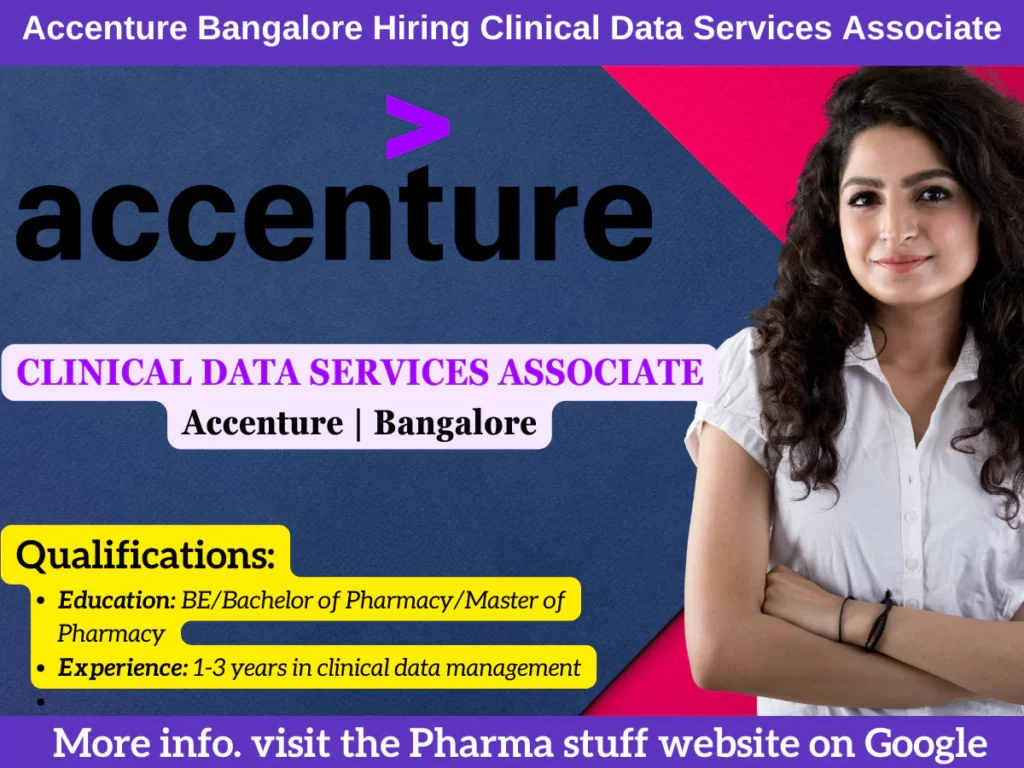 Accenture Bangalore Hiring Clinical Data Services Associate