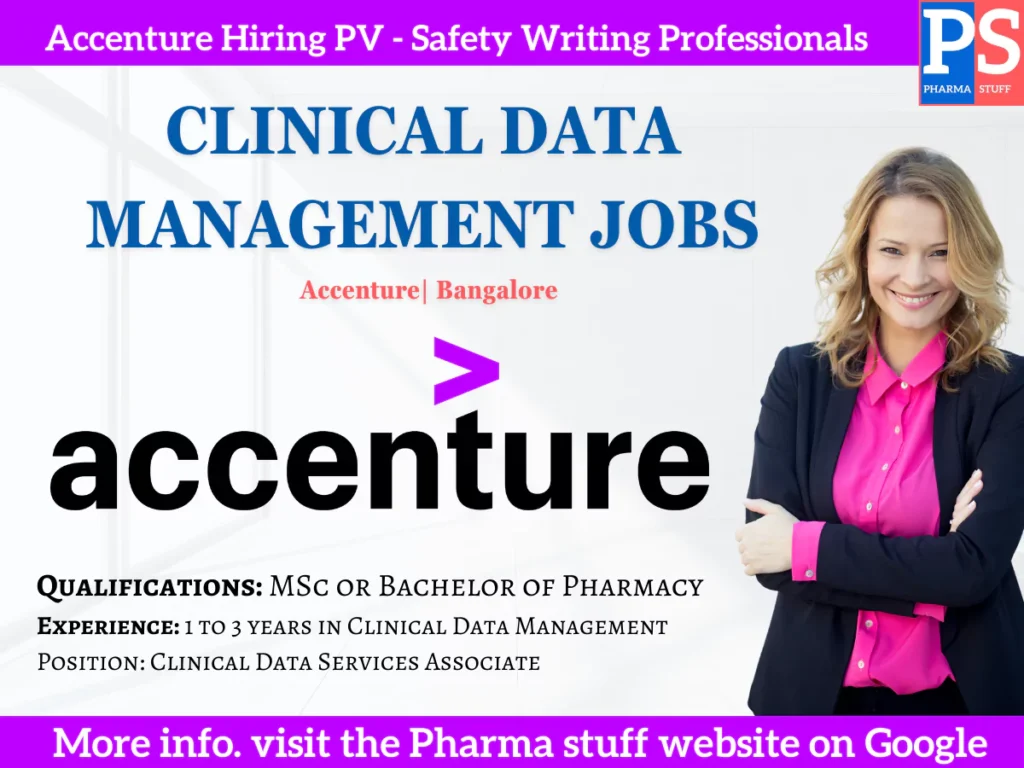 Accenture Hiring for Clinical Data Services Associate