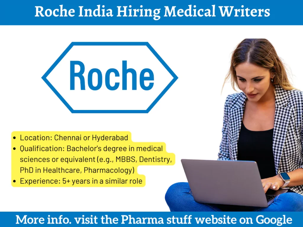 Roche India Hiring Medical Writers