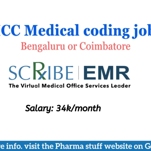 34k/month Medical Coder-HCC Coding Hiring at ScribeEMR Systems in Bengaluru or Coimbatore