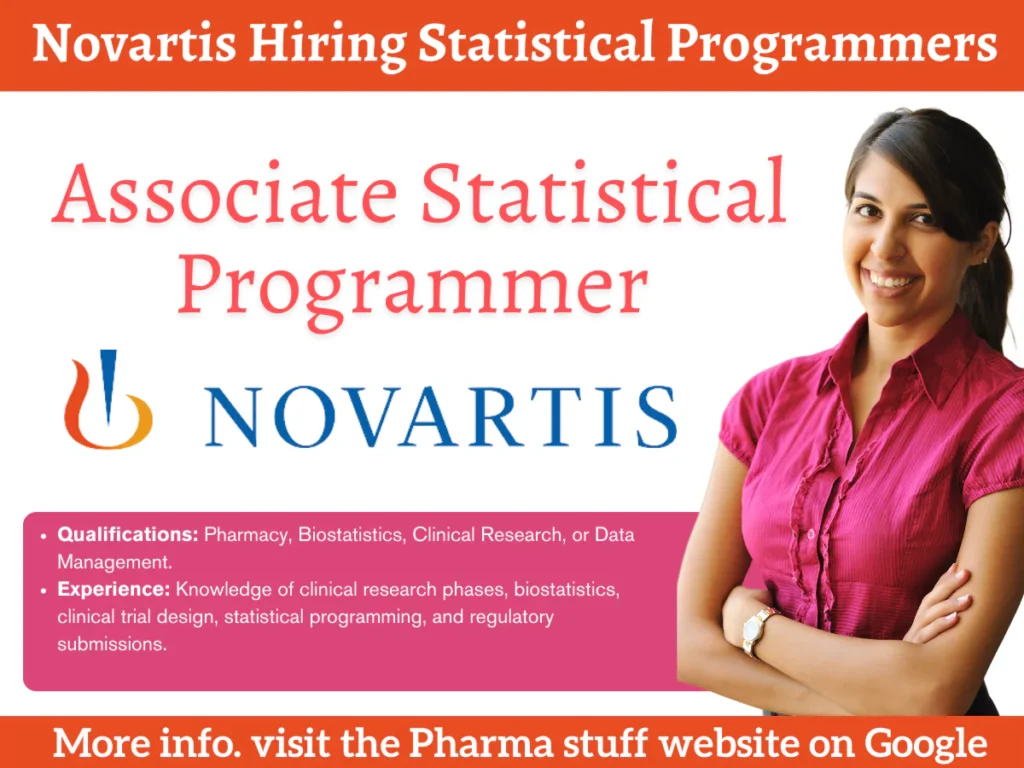 Associate Statistical Programmer Jobs at Novartis Hyderabad 1 Associate Statistical Programmer Jobs at Novartis Hyderabad