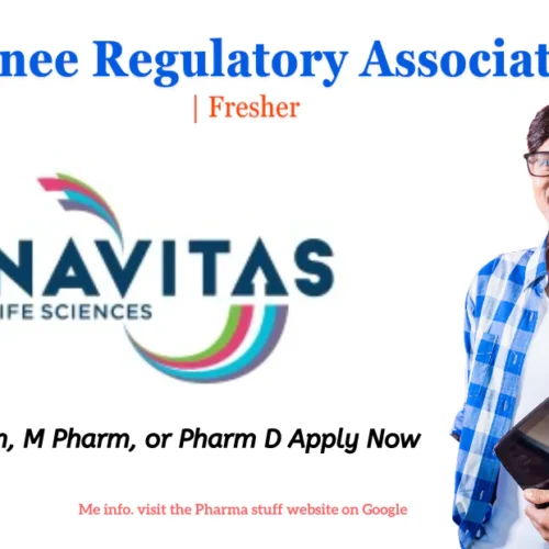 Navitas Life Sciences Recruitment for Trainee Regulatory Associate