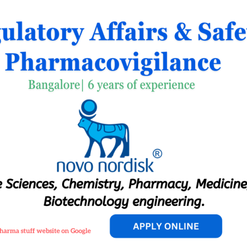 Novo Nordisk Hiring Regulatory Affairs & Safety Pharmacovigilance Professional