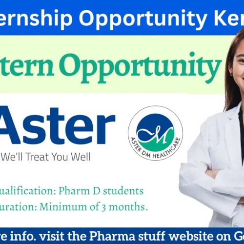 Pharm D Internship Opportunity at Aster Hospital Kannur | Apply Now