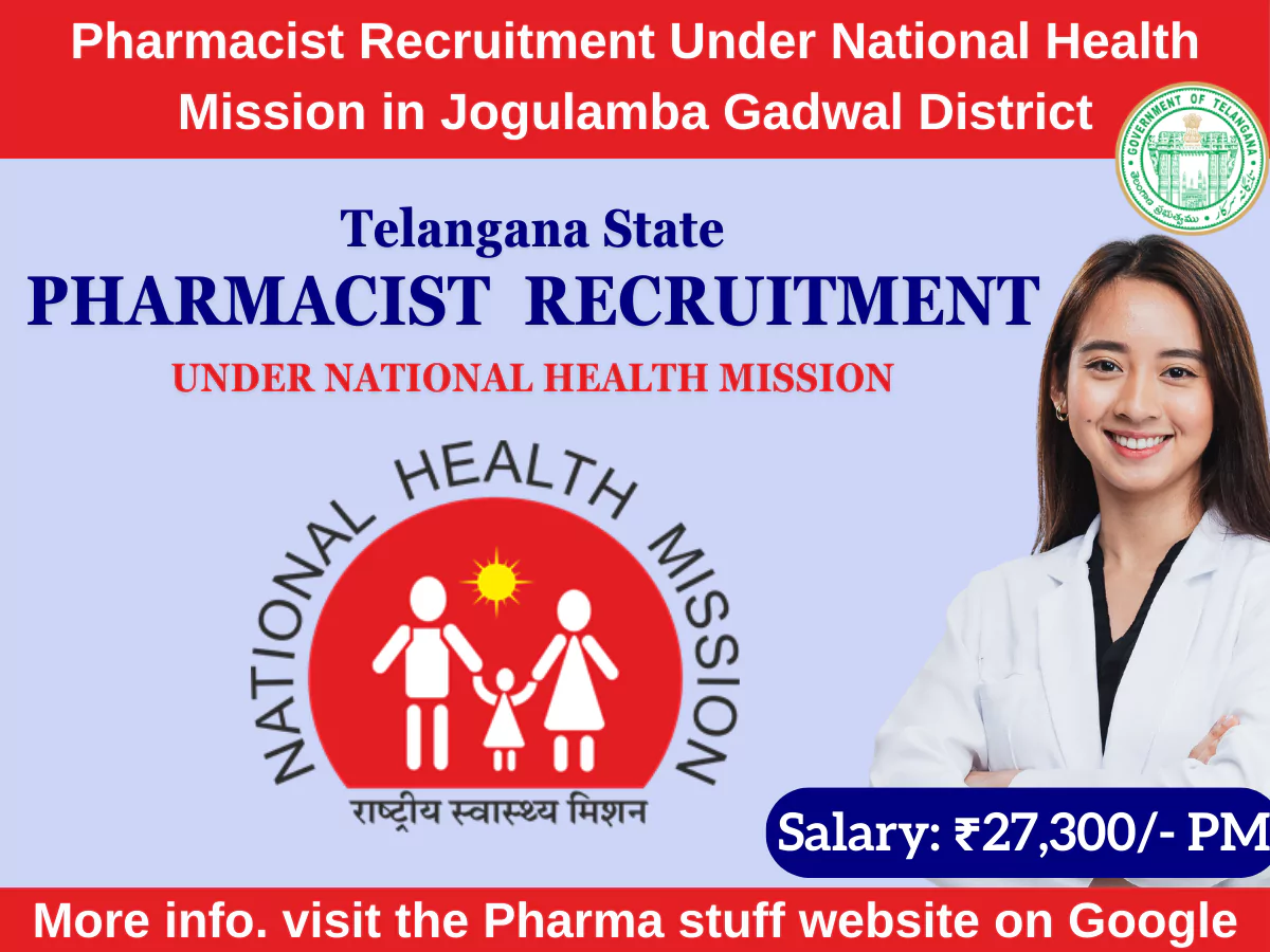 Pharmacist Recruitment Under National Health Mission in Jogulamba Gadwal District