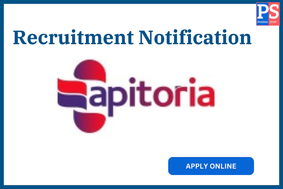 Apitoria (Aurobindo) Pharma Walk in Drive for Production, QC, EHS Roles