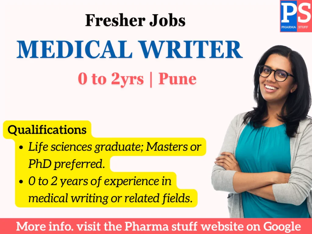 Healthcare Medical Writer Fresher Vacancies in Pune | Apply Now